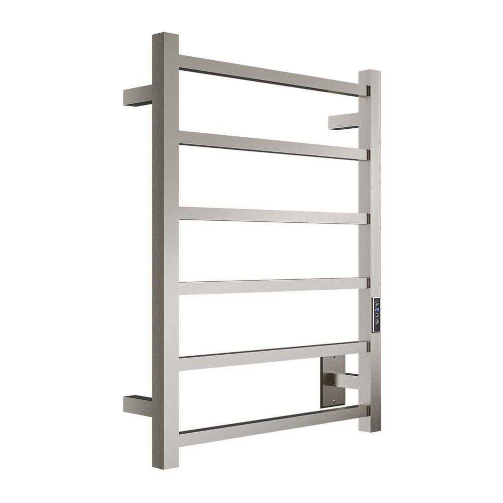 Charles Series 6-Bar Wall Mounted Electric Plug-In Bathroom Towel Warmer Ra