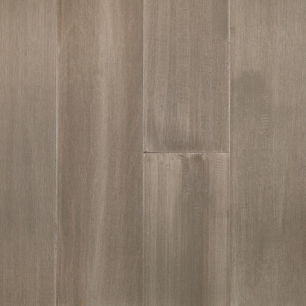 OptiWood Take Home Sample - Winter Stone Engineered Waterproof Hardwood Flooring - 5 in. Width x 6 in. Length