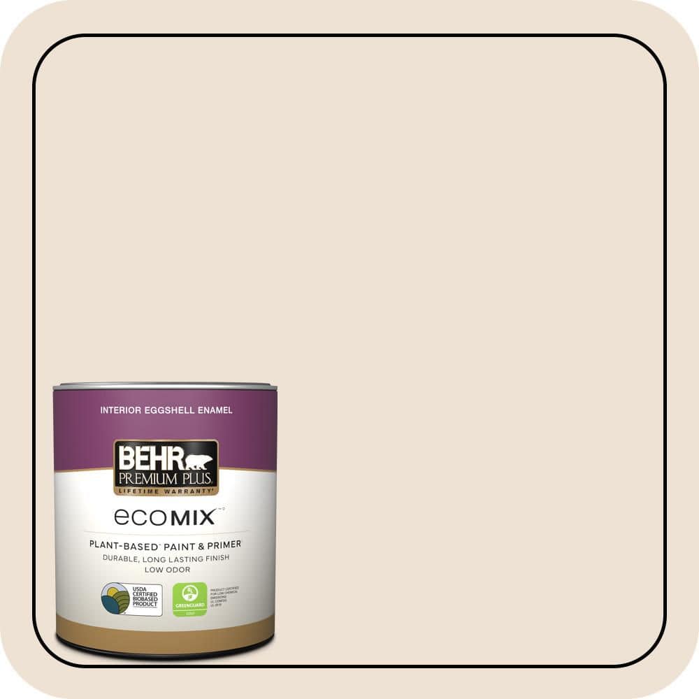 1 qt. #250E-1 Eurolinen Eggshell Enamel EcoMix Plant-Based Interior Paint & Primer price history on PriceWatchPro