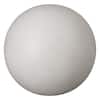 Emissary Pozzo 31 in. H Matte White Spherical Terrazzo Garden Figurines 1336TW