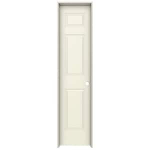 18 in. x 80 in. Colonist Vanilla Painted Left-Hand Smooth Molded Composite Single Prehung Interior Door