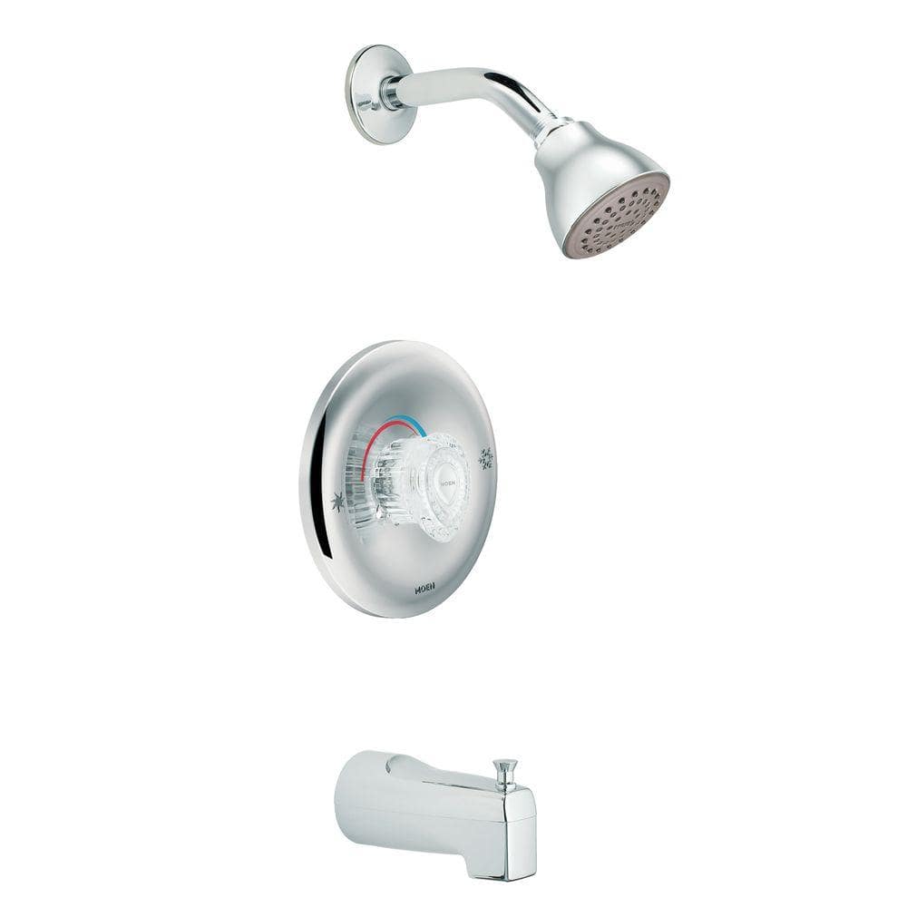 Moen MTL473EP Chateau Pressure Balanced Shower Trim Package with Single Function Shower Head Chrome Moen MTL473EP Chateau Pressure Balanced Shower Trim Package with Single Function Shower Head Chrome