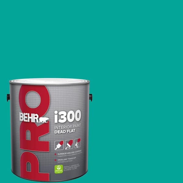 BEHR PRO 1 gal. #HDC-MD-22 Tropical Sea Dead Flat Interior Paint