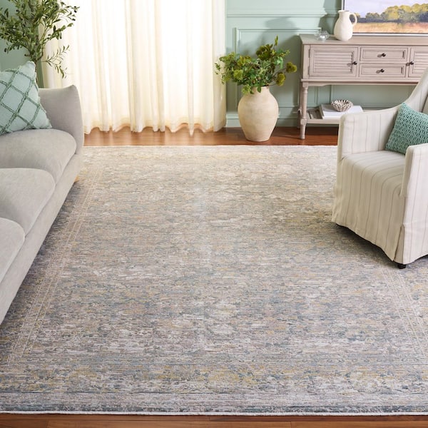 Signature 8 ft. x 10 ft. Dark Gray/Beige Persian Area Rug