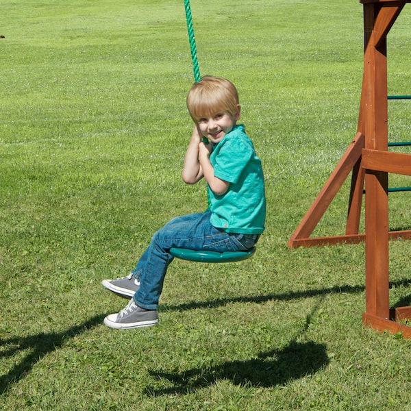 Swingan Cool Disc Swing With Adjustable Rope - Fully Assembled