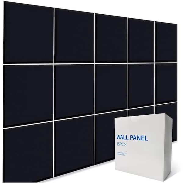 60 x 35 in. Felt Bulletin Boards Soundproof Foam Wall Panels Noise Reduction Easy Installation 15-Pack