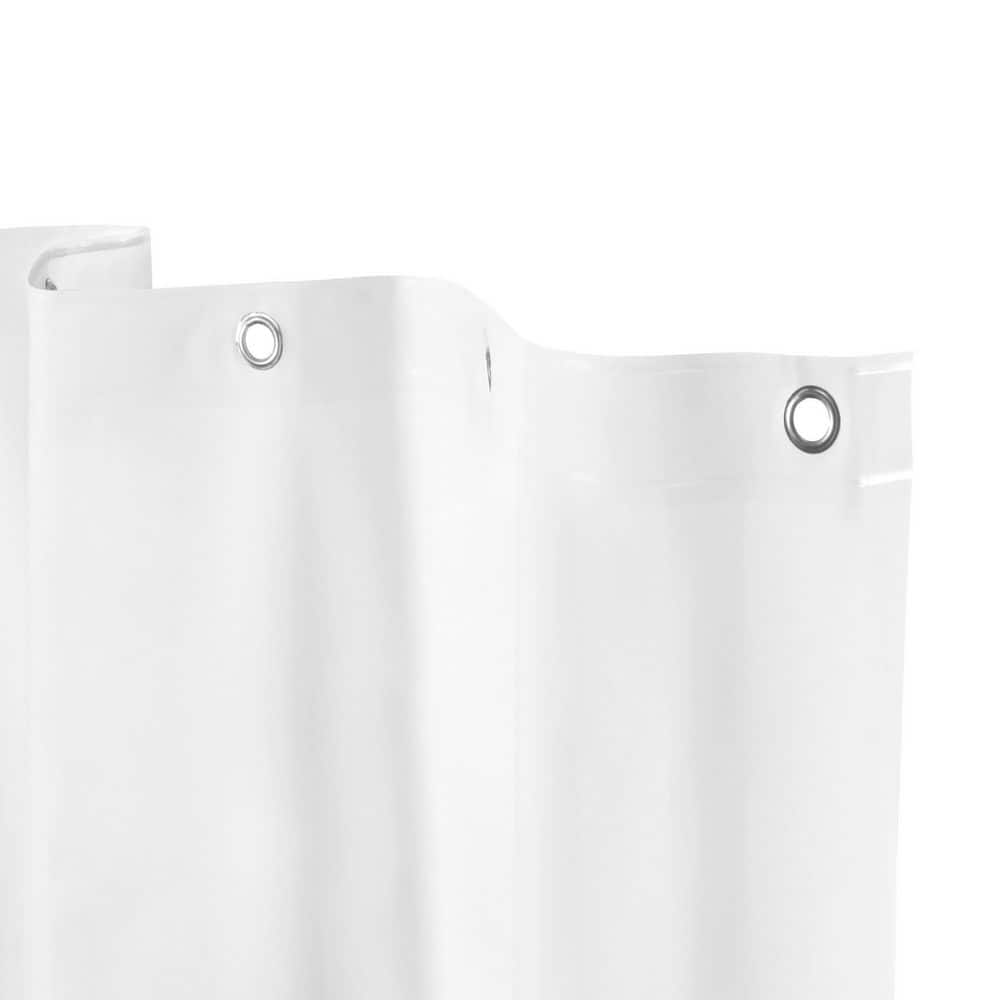 Kenney 70 in. W x 72 in. H Microban Protected Heavyweight PEVA Shower