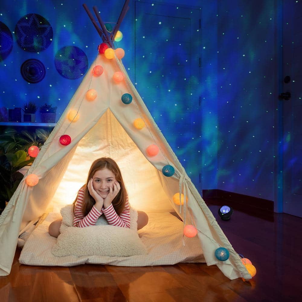 Multicolor LED Disco Ball Projector with Remote Control