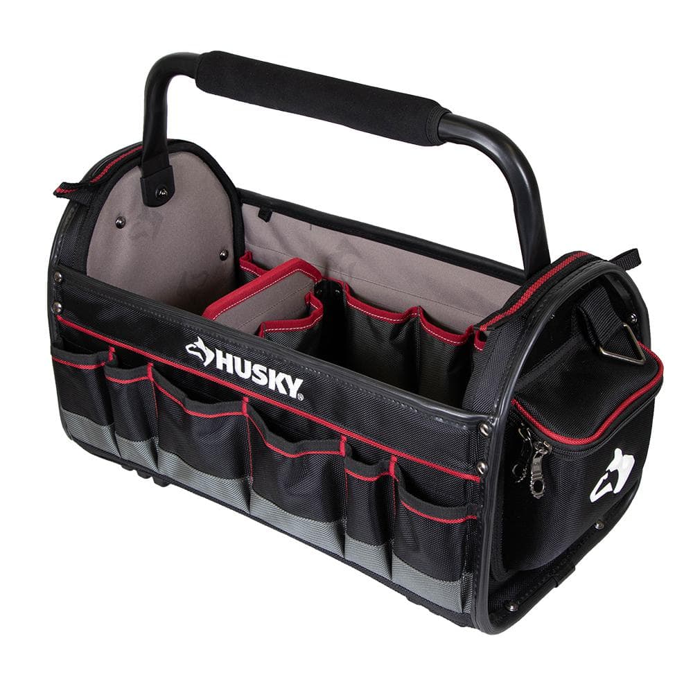 Professional Pro 14 in. Large Mouth Tool Bag Husky 67125-02