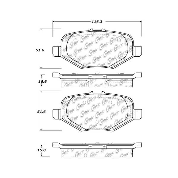 Centric Parts Disc Brake Pad Set