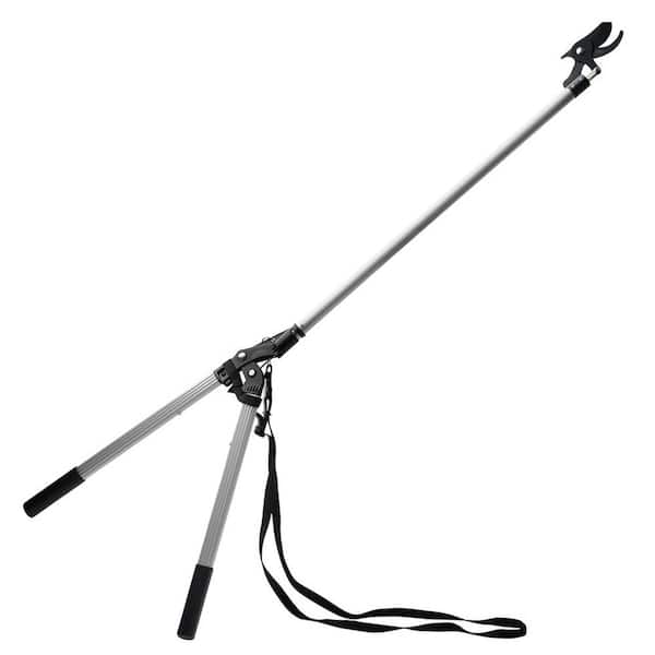 59 in. Long Reach Pruner with Rotating Head and Sharp Bypass Loppers-Tree Trimmer Pruning Shears