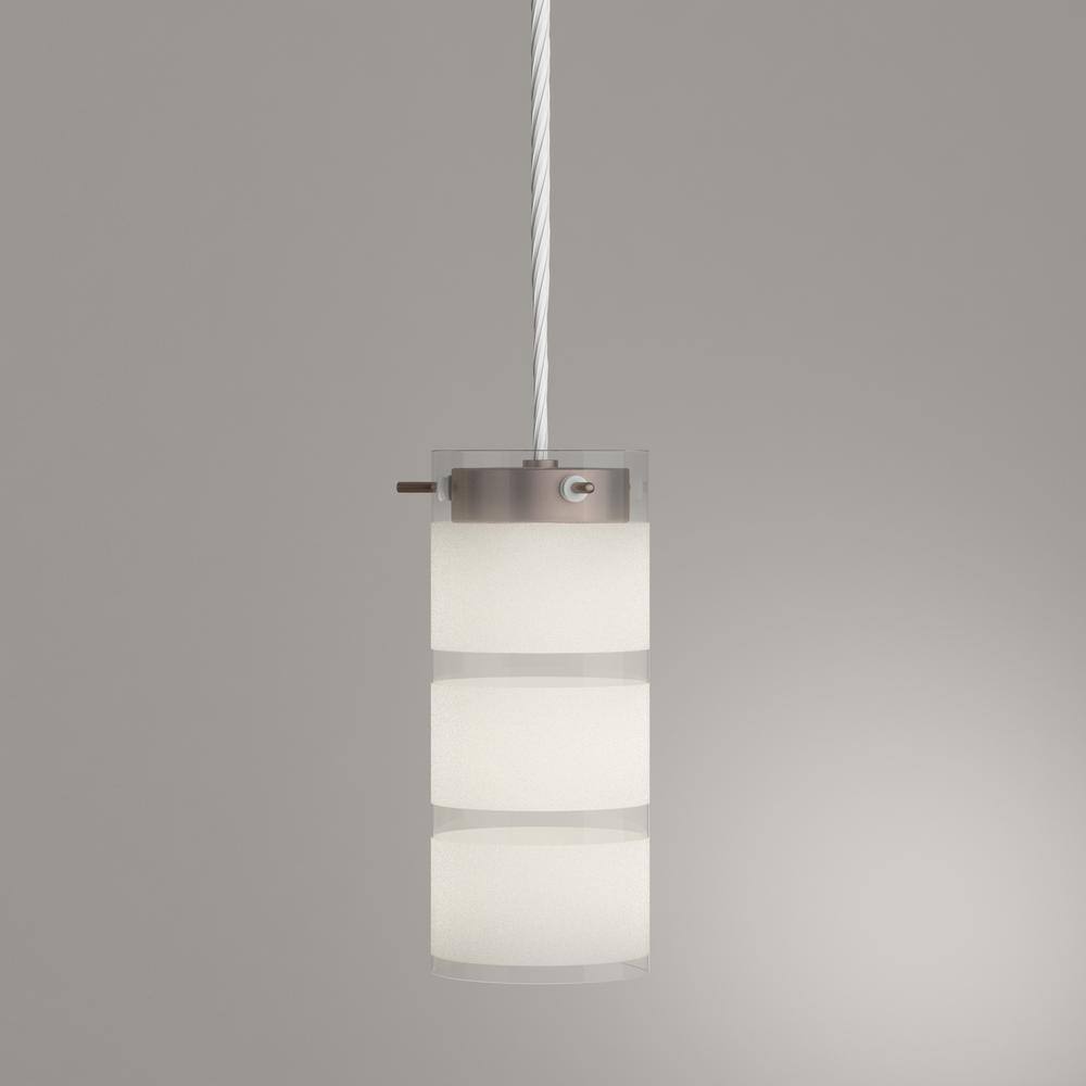 Olvero Modern Satin Nickel Mini LED Pendant Light