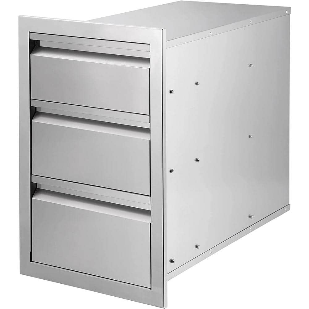 SEEUTEK 15 In. W X 25 In. H X 18.7 In. D Outdoor Kitchen Drawers ...