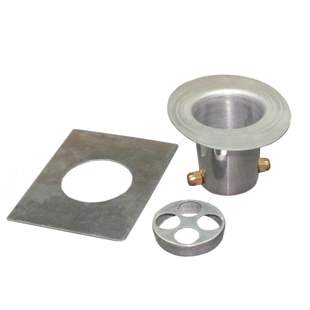 Monarch Aluminum Rain Chain Installation Kit in Natural Aluminum (3-Piece) price history on PriceWatchPro