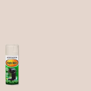 12 oz. High Heat Satin Almond Spray Paint (6-Pack)