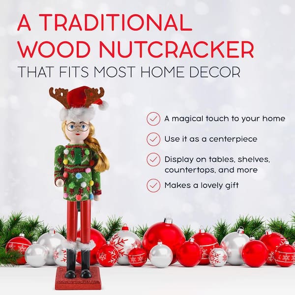 Pull De Noël Moche - Nutcracker - Taille M Femme - Occasion Très Bon état
