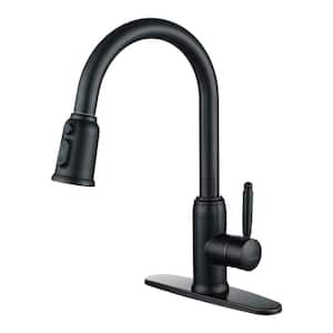 Single-Handle Pull Down Sprayer Kitchen Faucet in Oil Rubbed Bronze