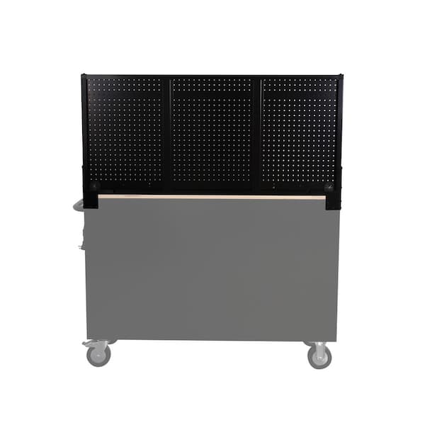 Husky Modular 52 in. W Standard Duty Black Pegboard Attachment