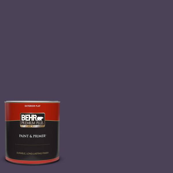BEHR PREMIUM PLUS 1 qt. Home Decorators Collection. #HDC-CL-06 Sovereign Flat Exterior Paint & Primer