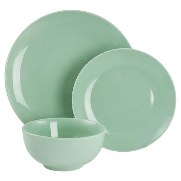 Touch of Color Dinner Plate, Square, 9 inch, Emerald Green, 18 Ct