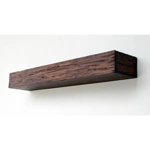 24 in. Distressed Floating Shelves (2-Piece)