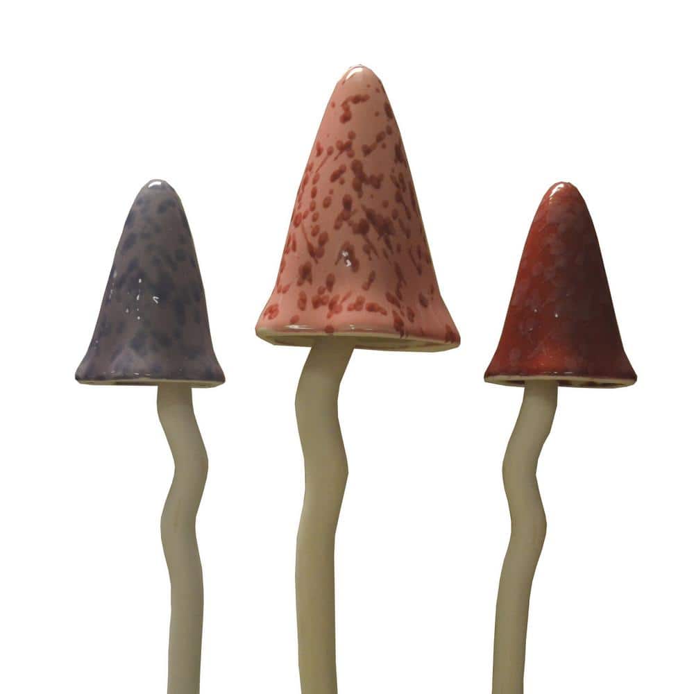 English Garden Glazed Ceramic Shades of Spring Multi-Color Tinkling Toadsto