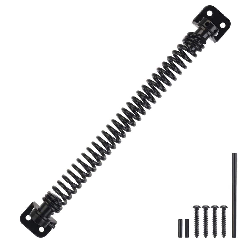 11-1/2 in Black Heavy Duty Self Closing Gate Spring with Adjustable Tensioner for Outdoor Gates price history on PriceWatchPro