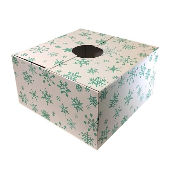 Unbranded The Original 5 in. Dia Snowflakes Christmas Tree Box