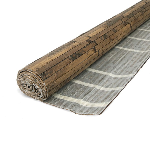 1/16 in. x 4 ft. x 8 ft. Browm Square Edge Bamboo Decorative Wall Paneling for Wall&Ceiling (1-Pack/32sq. ft. )