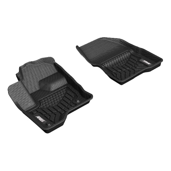 Aries StyleGuard XD Black Custom Heavy Duty Floor Liners, Select Ford Flex SEL, 1st Row Only