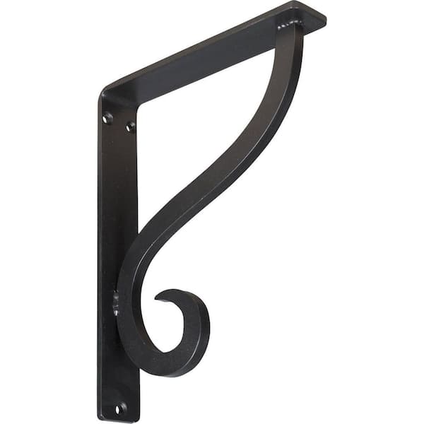 Ashford 1-1/2 in. x 10 in. x 7-1/2 in. Wrought Iron Bracket