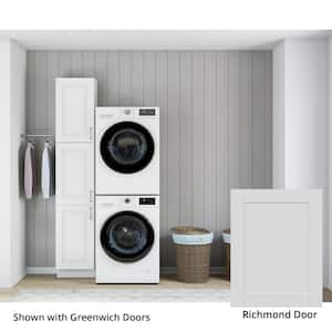 Richmond Verona White Plywood Shaker Stock Ready to Assemble Kitchen-Laundry Cabinet Kit 12 in. x 94 in. x 41 in.