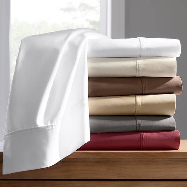 Cotton Twin Fitted Sheets Only New Rose, 1Pc 400 Thread Count 100% Long  Staple Cotton Sateen Hotel Quality All Around Elastic Deep Pocket Twin  Sheet