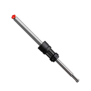 AMPED Rebar Demon 9/16 in. x 4 in. x 10 in. SDS-Plus 4-Cutter Full Carbide Head Dust Extraction Hammer Drill Bit