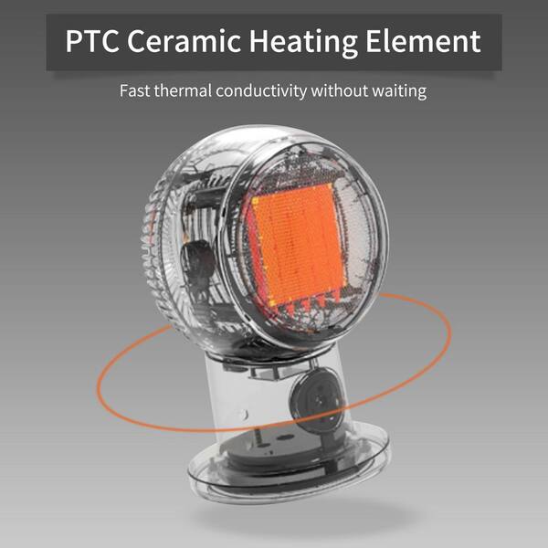 Tidoin 1,500-Watt 16 in. White Ceramic Electric Space Heater with 3 Heat  Modes and Overheating Protection DHS-YDW11-3305 - The Home Depot