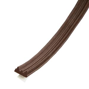 1/8 in. x 3/8 in. x 17 ft. Brown Premium Rubber Window Seal for Ex-Small Gaps