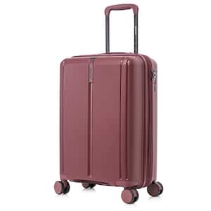 Airley Lightweight Hard Side Spinner Luggage 20 in. Carry-On Wine