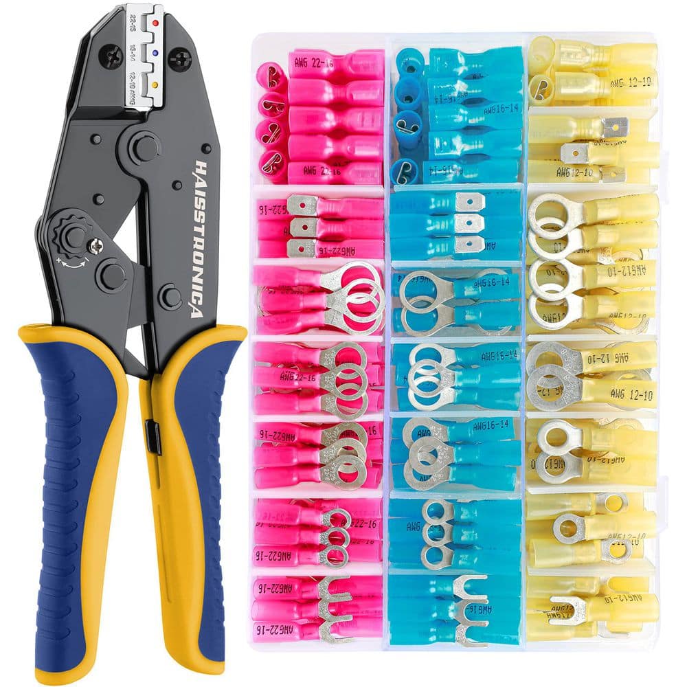 280 Pieces AWG 22-10 Crimping Tool for Heat Shrink Connectors, Marine Grade Heat Shrink Wire Connectors price history on PriceWatchPro