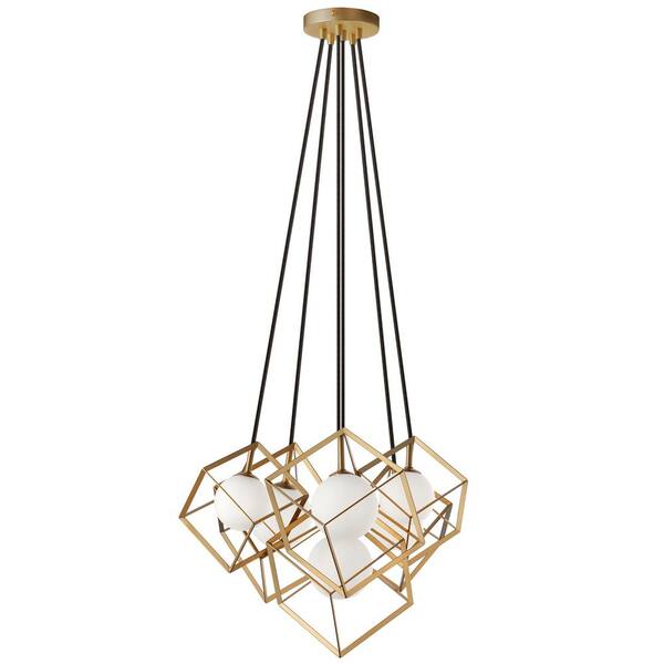 Dainolite Thomson 6-Lights Gold LED Pendant