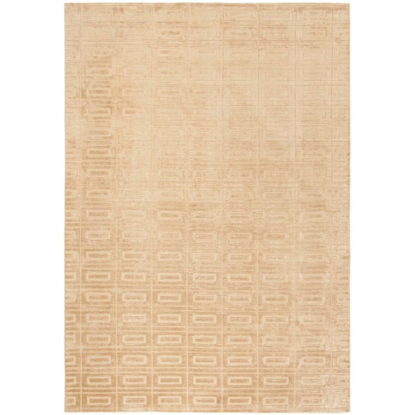 Mirage 8 ft. x 10 ft. Champagne Column Striped Area Rug