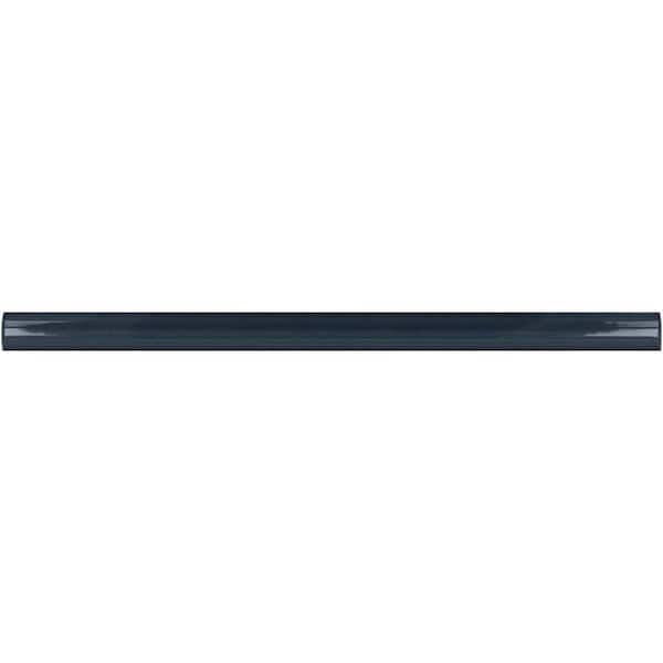 Apollo Tile Arte Blue 0.47 in. x 7.87 in. Glossy Ceramic Pencil Tile Trims (0.3 sq. ft./case) (10-pack)