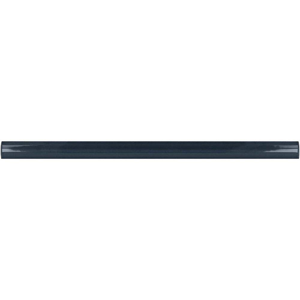 Arte 0.47 in. x 7.87 in. Glossy Blue Ceramic Pencil Tile Trims (0.3 sq. ft./case) (10-pack)