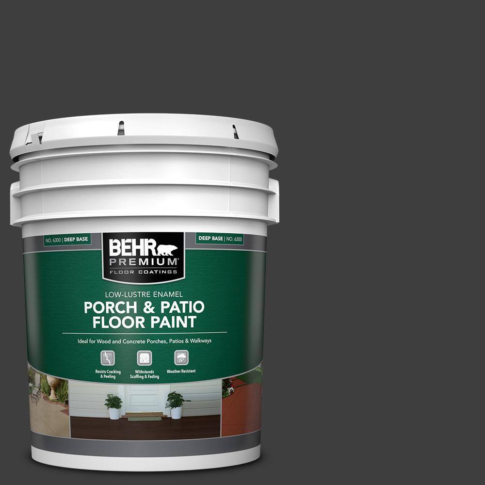 5 gal. #AE-54 Molten Black Low-Lustre Enamel Interior/Exterior Porch and Patio Floor Paint price history on PriceWatchPro