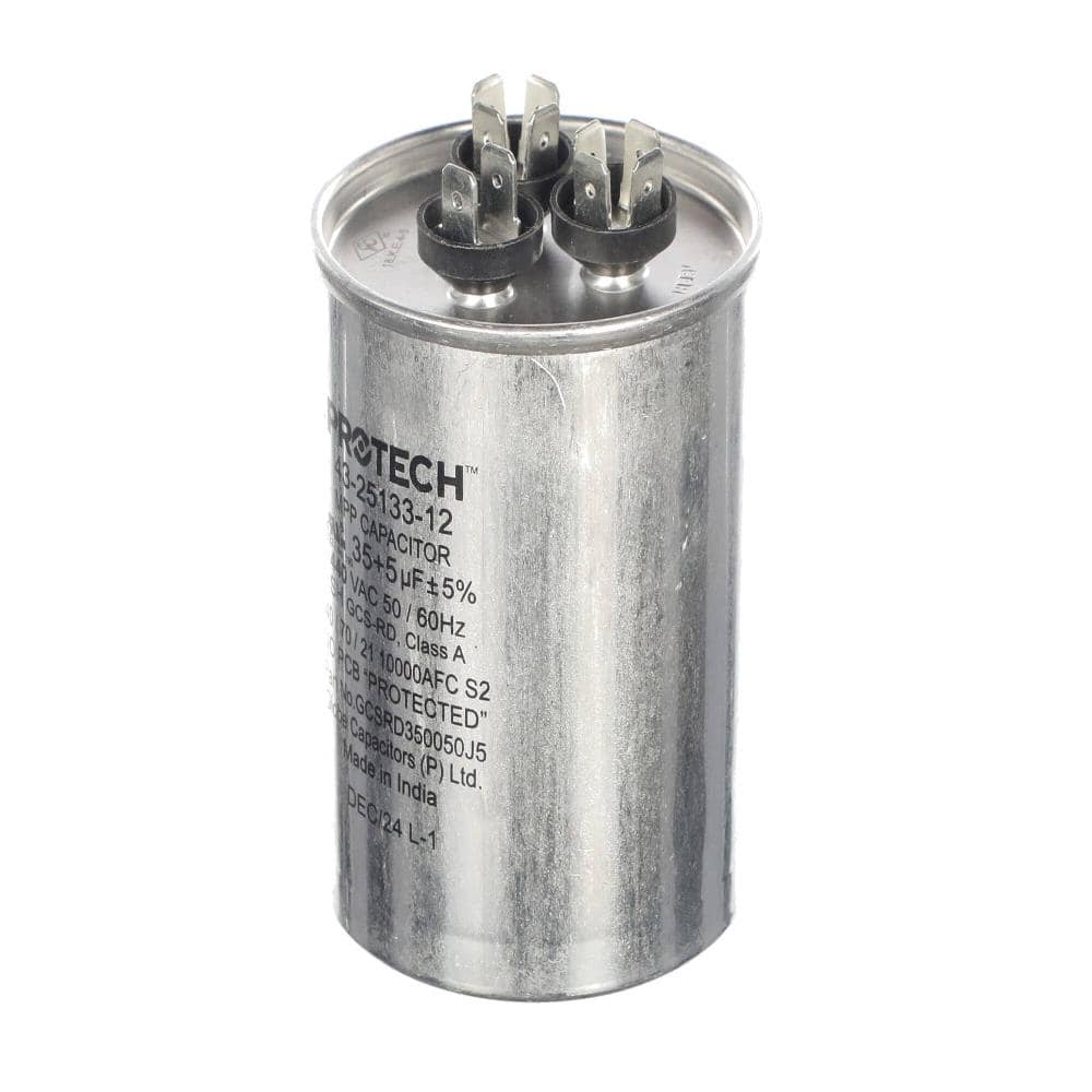 Capacitor, 35 + 5Uf, 440Vac, 50/60Hz, Round-Shaped 43-25133-12 price history on PriceWatchPro