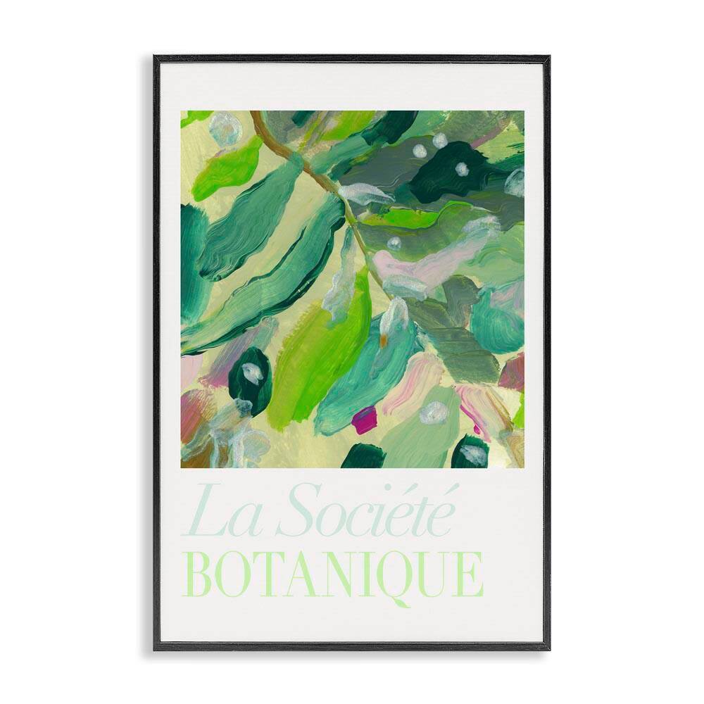 Abstract French Botanicals by Cartissi Black Framed Nature Giclee Art Print 18 in. x 12 in. price history on PriceWatchPro