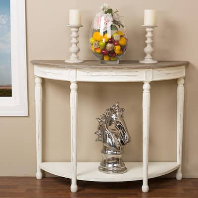 Half Moon Console Tables Accent, What Is A Half Circle Table Called