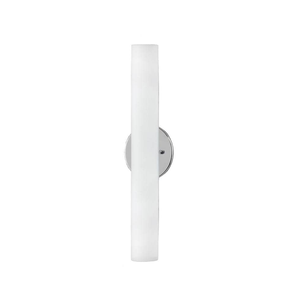 Bute Chrome LED Dimmable Art Deco Wall Sconce