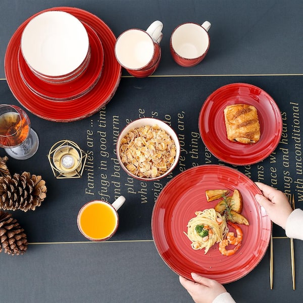 29 Pieces Japanese Chinese Style Dinnerware Set Ceramic Kitchen