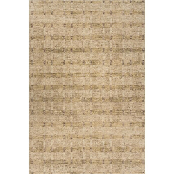 Aracelis Modern Bohemian Area Brown 5 ft. x 8 ft. Indoor Area Rug