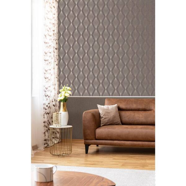 I Love Wallpaper Camden Apex Glitter Wallpaper in Rose Gold